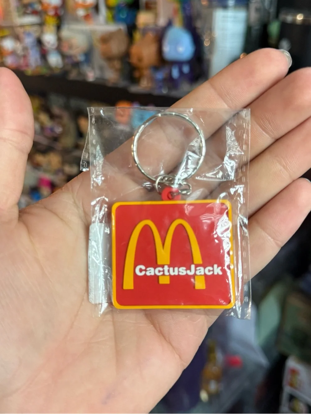 Cactus Jack x Mcdonald’s Keychain with Logo